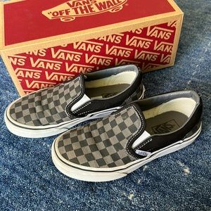 Vans Classic Slip-On Shoes Skate Checkerboard Kids Youth 1.0